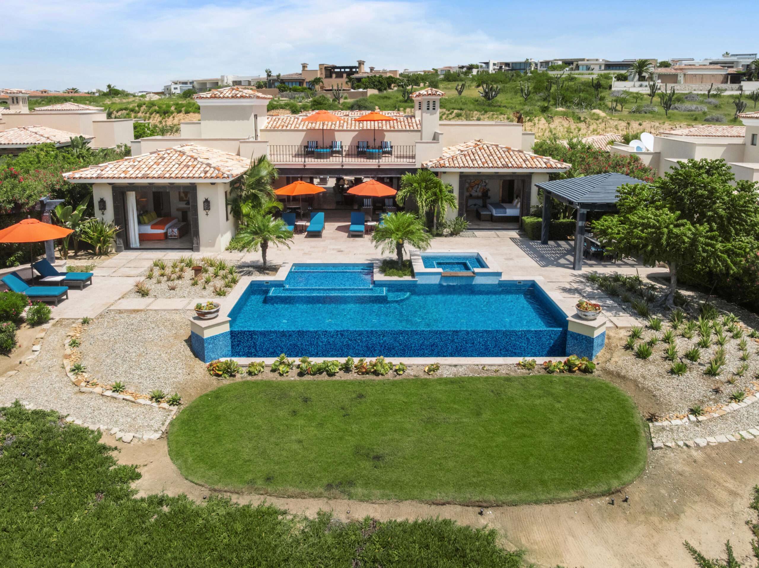 Golf Houses for Sale in Cabo San Lucas in Palmilla with private beach club access and mountain course views
