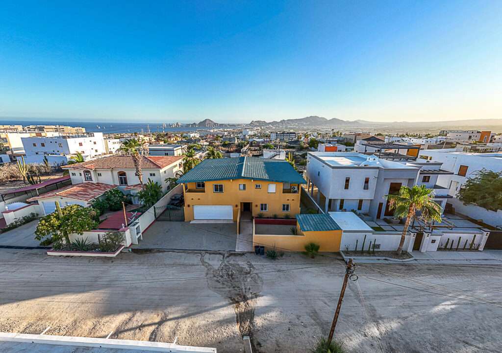 Los Cabos Cabo Bello Located in the desirable gated community of Cabo Bello, this duplex residence offers flexibility, privacy, and excellent income potential. Designed as two fully independent living spaces, the property features a total of five bedrooms, two kitchens, and two BBQ areas, ideal for large families or owners seeking to live in one unit while renting the other.One of Cabo Bello's standout features is its swimmable beach, one of the best in the Tezal area, just minutes away. Known for its security and peaceful atmosphere, the community offers gated access and 24/7 surveillance.Conveniently located near Fresko, Costco, Home Depot, and some of Cabo San Lucas' top restaurants, this property is perfect as a full-time residence, vacation home, or smart investment opportunity. for sale