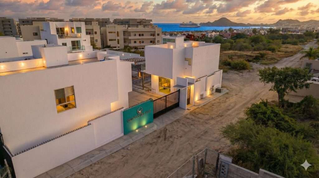 Los Cabos Vista Vela Spacious 3-bedroom, 3.5-bathroom home located just behind Soriana El Tezal. Offered unfurnished, this property features a private rooftop with ocean for sale