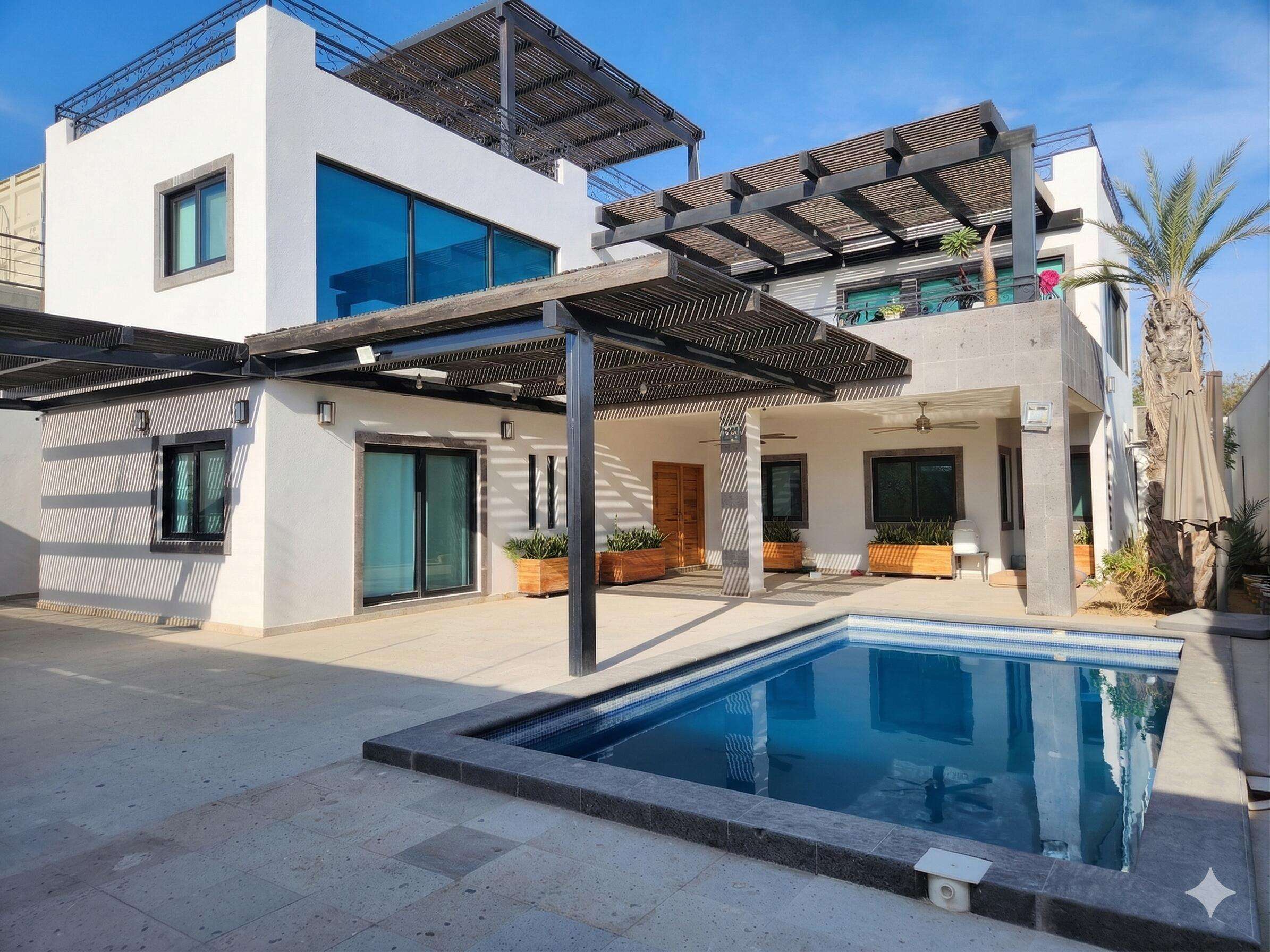 Los Cabos The Canyon Entre Piedras Welcome to The Canyon, San José del Cabo's only fully accessible master-planned community. This enclave of 39 Artigas-designed 4-bedroom homes offers three layout options, central air, four full baths, two-car carport, rooftop terrace with ocean for sale